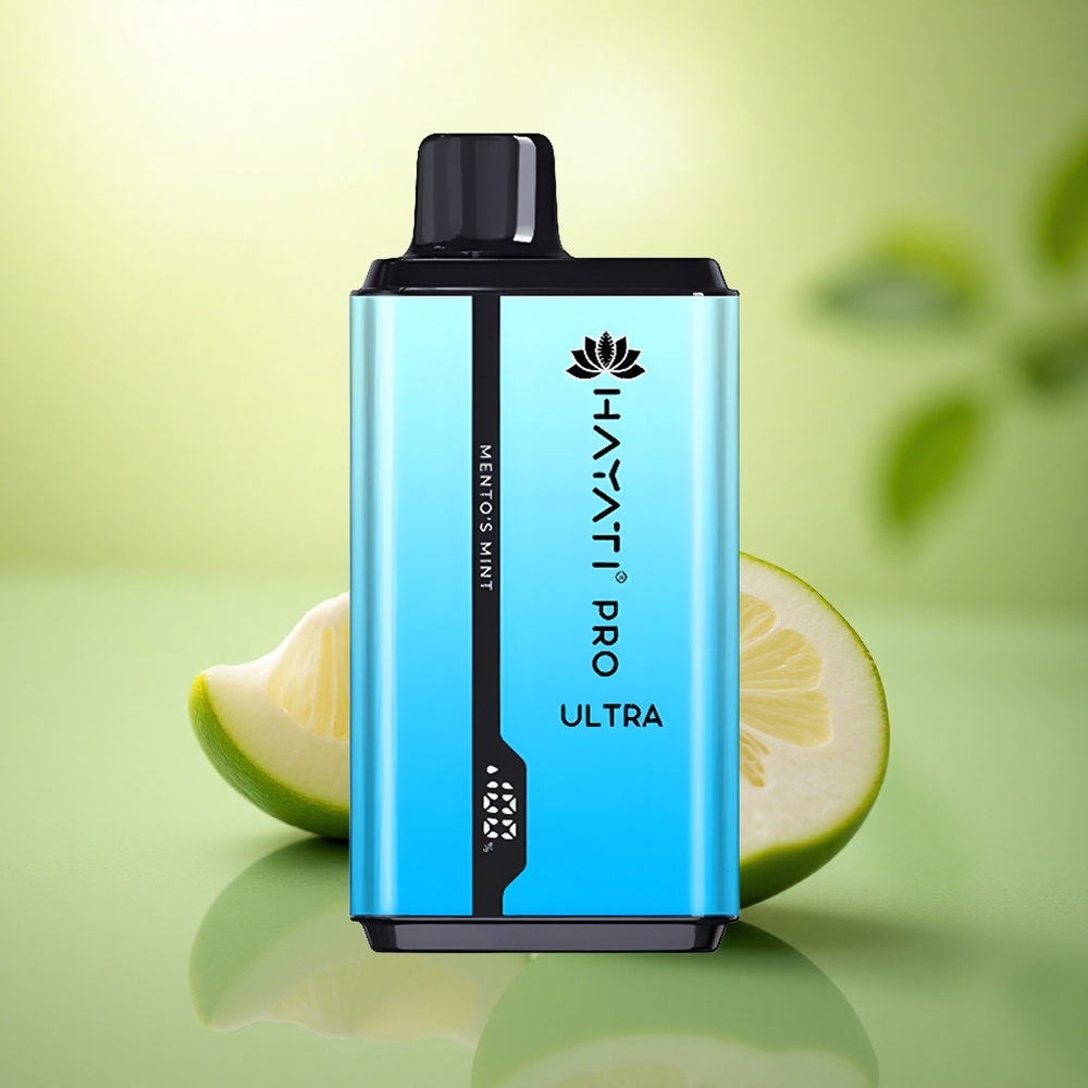 Hayati Pro Ultra 15000 Puffs Mento'S Menthe 2% Nicotine 850mAh