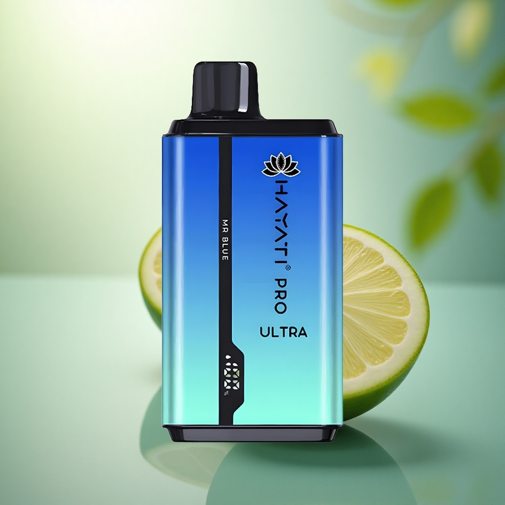 Hayati Pro Ultra 15000 Puffs Monsieur Bleu 850mAh 24ml 2% nicotine