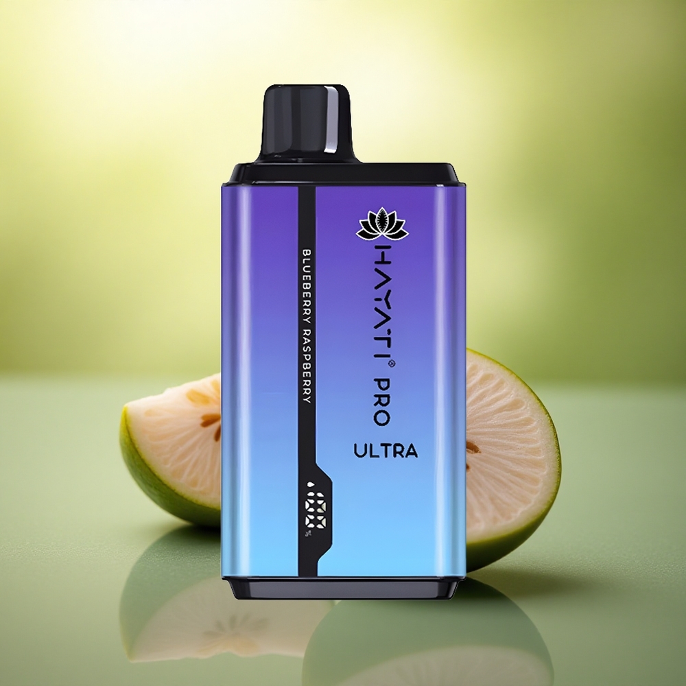 Hayati Pro Ultra 15000 Puffs Myrtille Framboise 850mAh 2% nicotine