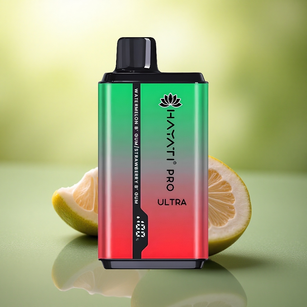 Hayati Pro Ultra 15000 Puffs Myrtille Framboise Cerise Citron & Myrtille 850mAh 2% Nicotine
