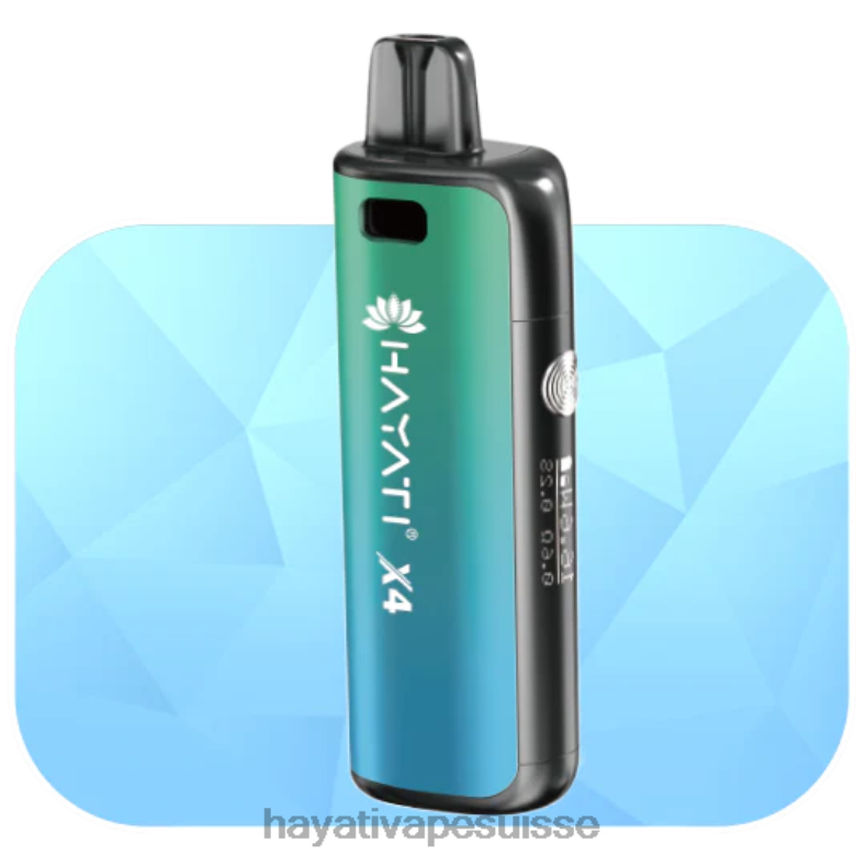 Hayati X4 système de dosettes rechargeables aurore verte - Hayati flavour list 2ND0X59