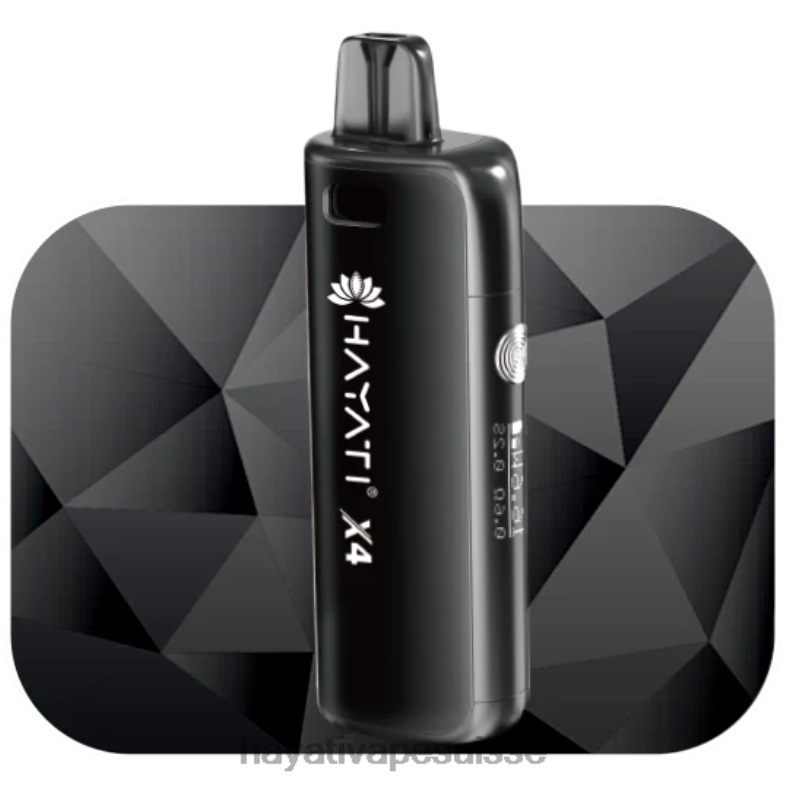Hayati X4 système de dosettes rechargeables noir orageux - Hayati Suisse 2ND0X62